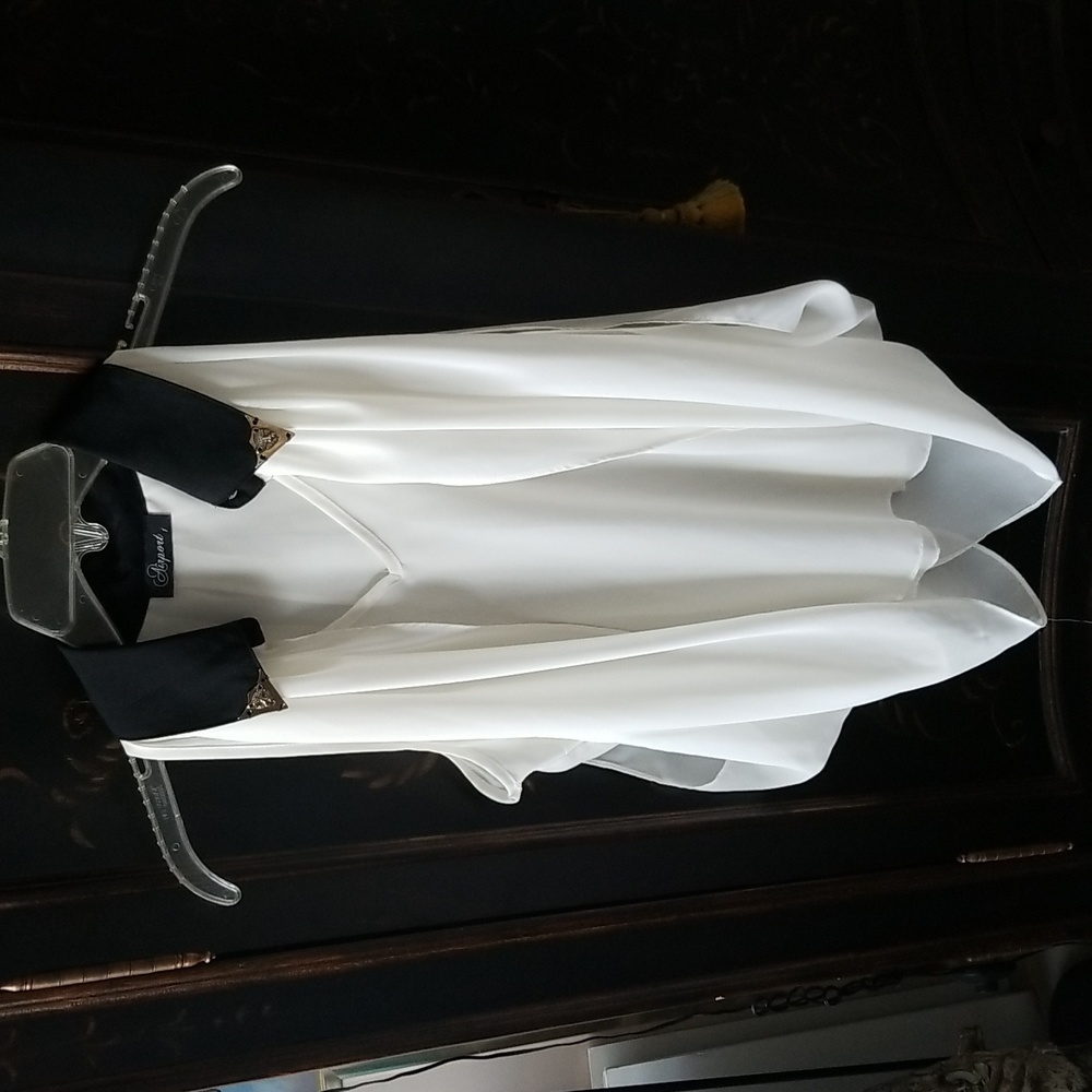Airport Georgette Sheer Top Size S